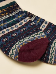 Joules Alby Multi Fair Isle Socks - Image 3 of 3