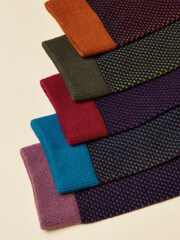Joules Kingsbury Multi Navy 5 Pack Socks - Image 2 of 3