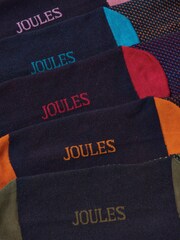Joules Kingsbury Multi Navy 5 Pack Socks - Image 3 of 3