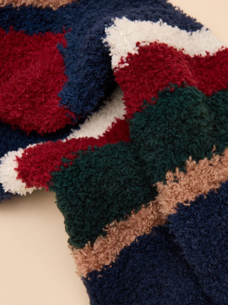 Joules Fluffy Navy Socks - Image 3 of 3 Joules Fluffy Navy Socks - Image 3 of 3