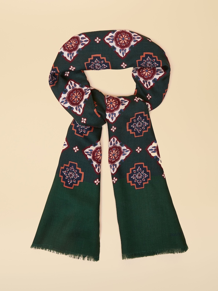 Joules Mayfair Green Scarf - Image 1 of 4