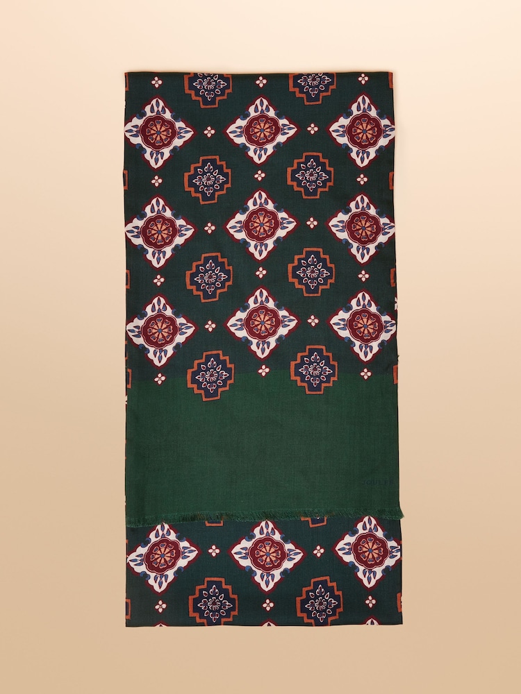 Joules Mayfair Green Scarf - Image 2 of 4