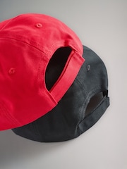 The Set Red/Black 2 Pack Graphic Caps - Image 6 of 6