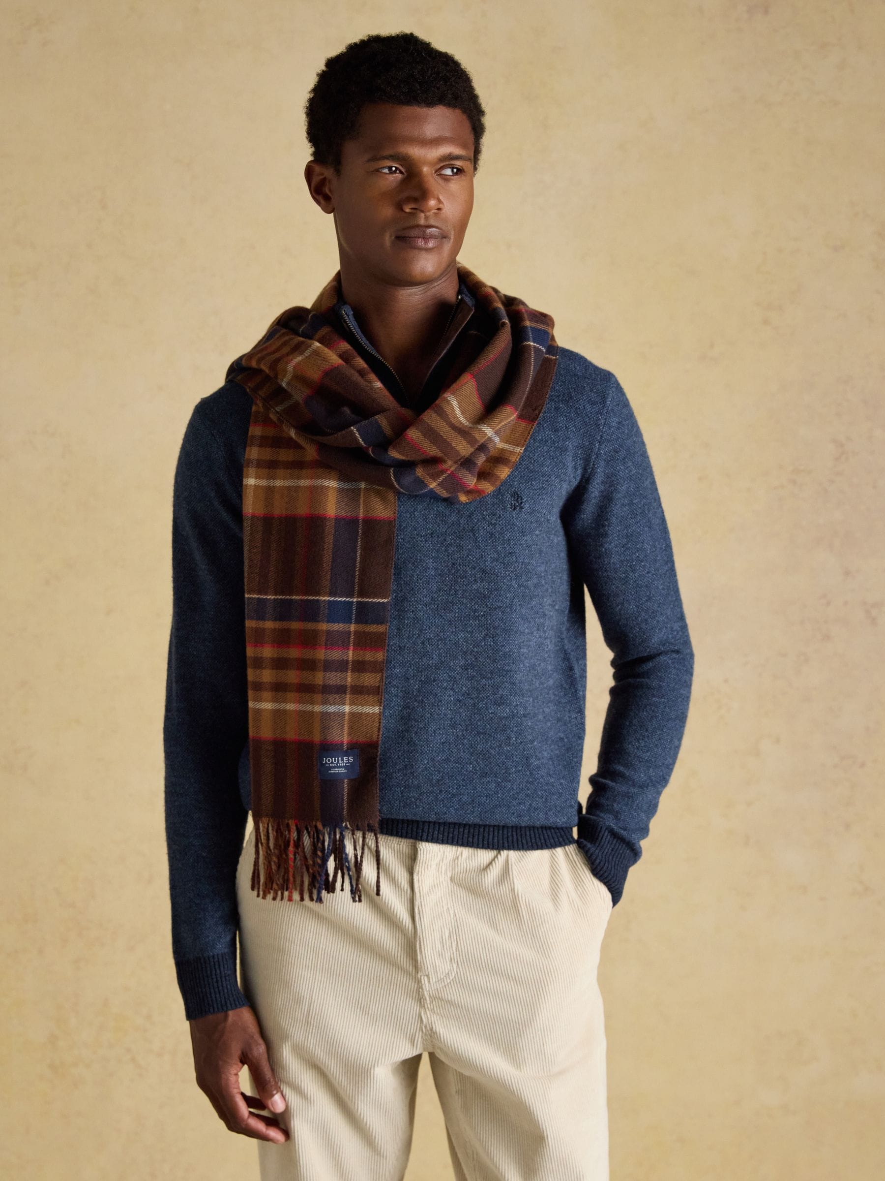 Comprar Cachecol grande xadrez Langtree da Joules from Next Brazil