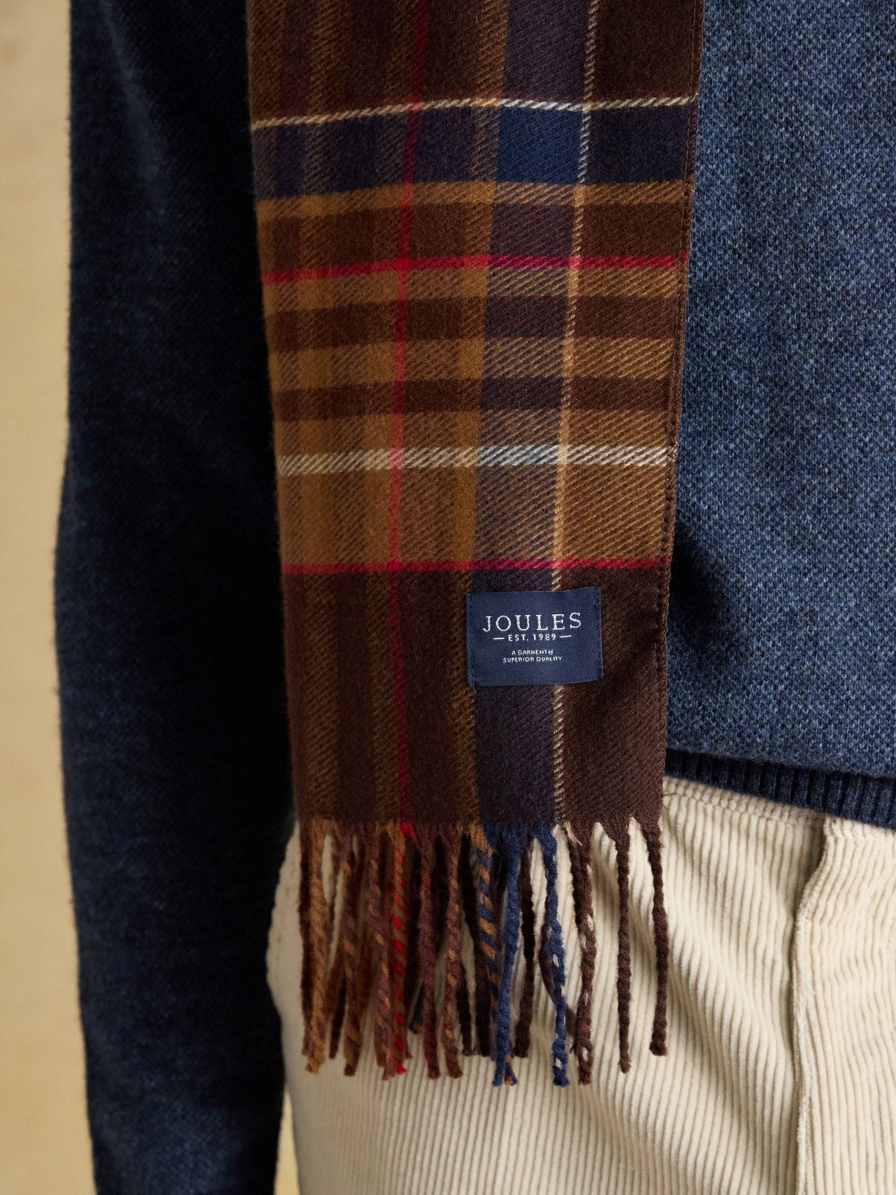 Comprar Cachecol grande xadrez Langtree da Joules from Next Brazil