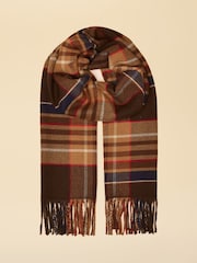 Joules Langtree Brown Scarf - Image 7 of 9