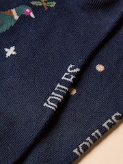Joules Everyday Multi Navy 2 Pack Socks - Image 3 of 3