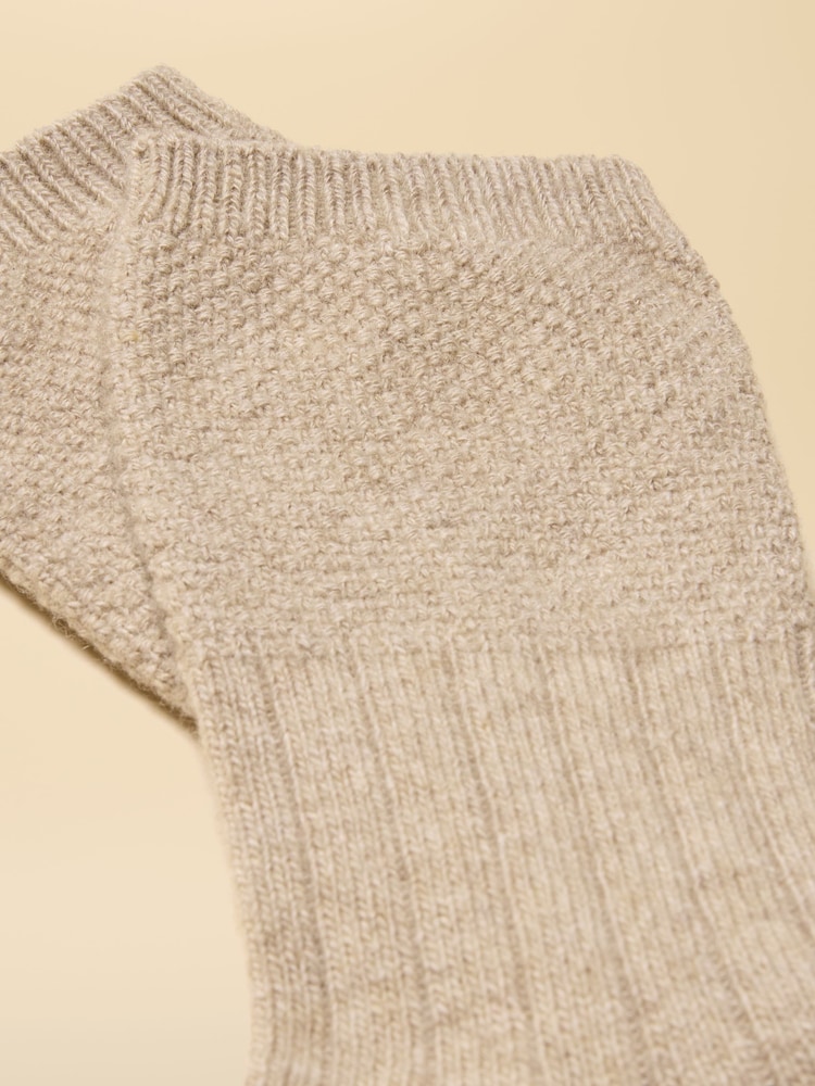 Joules Trekwell Oatmeal Easy Boot Sock - Image 2 of 3