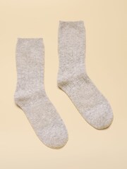 Joules Trekwell Grey Easy Boot Sock - Image 1 of 3