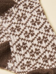 Joules Women's Cosy Chocolate Brown Socks (size 4-8) - Image 3 of 3