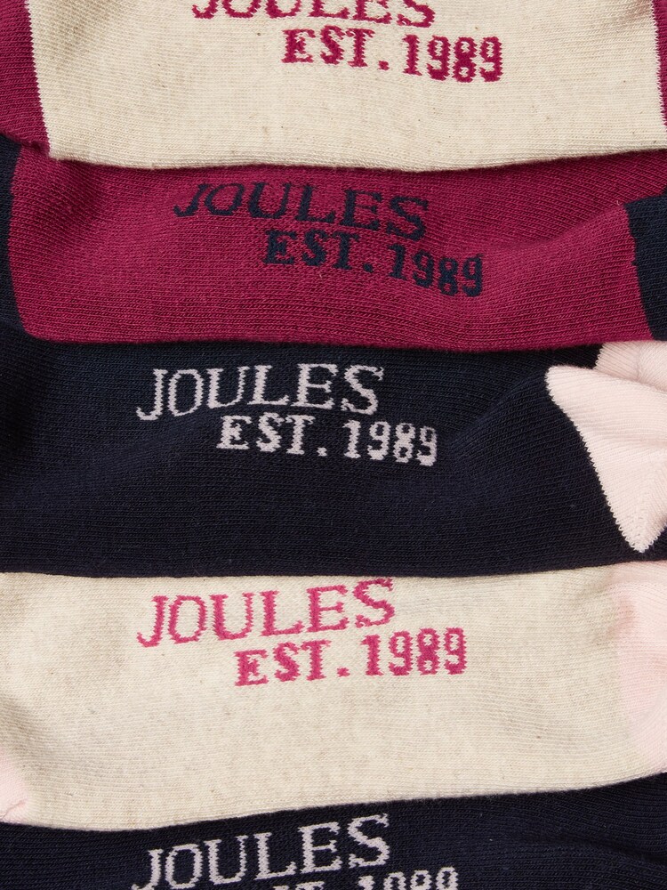 Joules Volley Multi 5 Pack Ankle Socks - Image 3 of 3 Joules Volley Multi 5 Pack Ankle Socks - Image 3 of 3