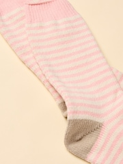 Joules Cosy Pink/Cream Socks - Image 2 of 3