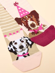 Mehrfarbig-Ecru - Joules Everyday 2 Pack Socks - Bild 3 von 3