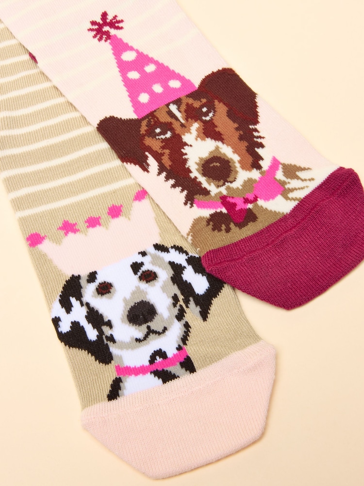 Mehrfarbig-Ecru - Joules Everyday 2 Pack Socks - Bild 3 von 3 Mehrfarbig-Ecru - Joules Everyday 2 Pack Socks - Bild 3 von 3