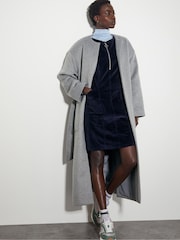 Monsoon Blue Soha Corduroy Pinafore Dress - Image 5 of 6