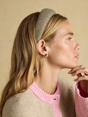 Joules Tessie Green Tweed Headband - Image 3 of 8