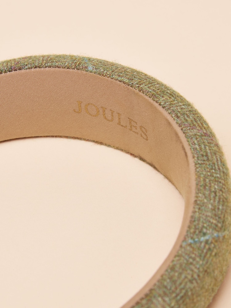Joules Tessie Green Tweed Headband - Image 8 of 8 Joules Tessie Green Tweed Headband - Image 8 of 8