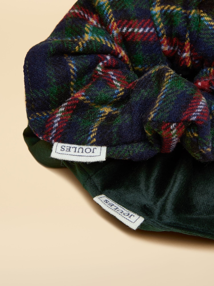 Joules Annika Navy Scrunchie 2pk - Image 2 of 2 Joules Annika Navy Scrunchie 2pk - Image 2 of 2