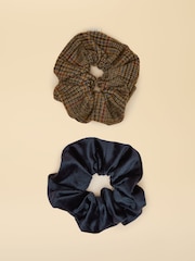Joules Annika Brown Scrunchie 2pk - Image 1 of 2