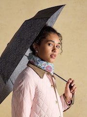 Joules Rayne Black Printed Umbrella - Image 6 of 7