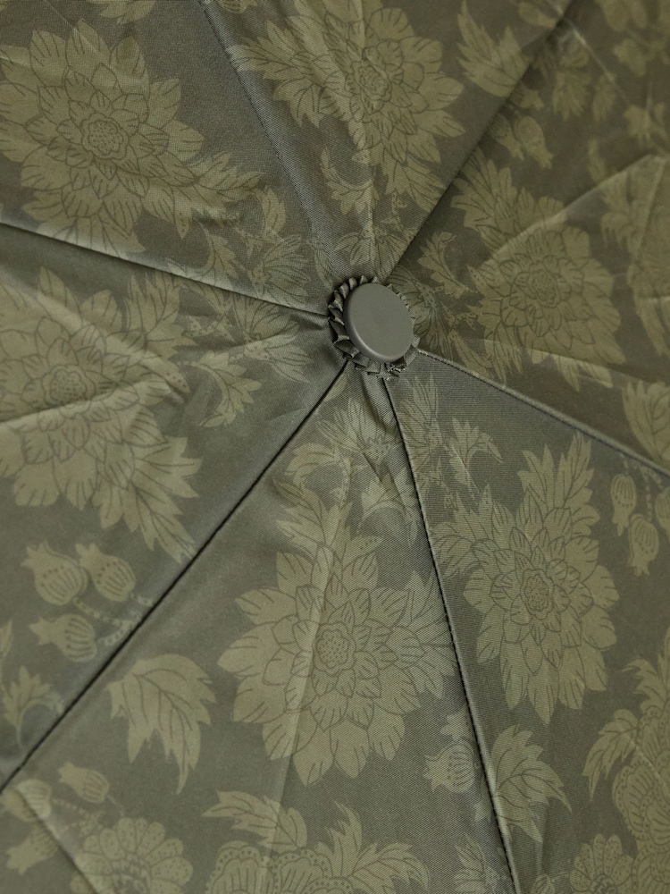 Joules Rayne Green Printed Umbrella - Image 2 of 7
