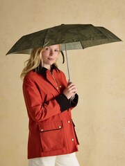 Joules Rayne Green Printed Umbrella - Image 5 of 7