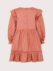 Monsoon Long Sleeve Baby Embroidered Ruffle Dress - صورة 2 من 3