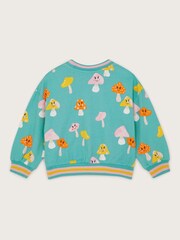 Monsoon Blue Mushroom Print Sweater - Image 2 of 3