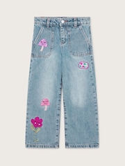 Monsoon Blue Mushroom Denim 100% Cotton Jeans - Image 1 of 3