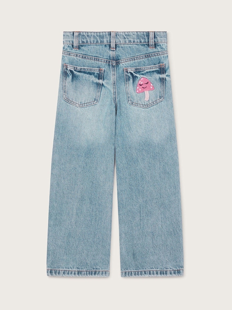Monsoon Blue Mushroom Denim 100% Cotton Jeans - Image 2 of 3