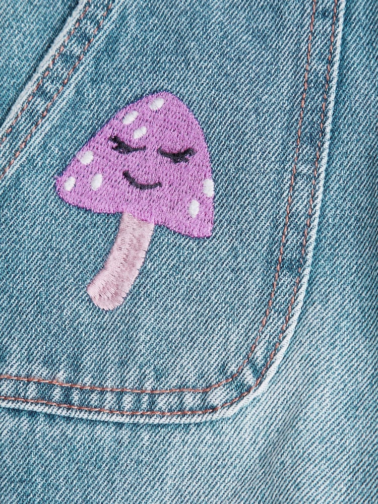 Monsoon Blue Mushroom Denim 100% Cotton Jeans - Image 3 of 3