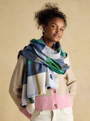 Grün & Blau - Joules – Bracewell – großer Schal - Bild 1 von 7