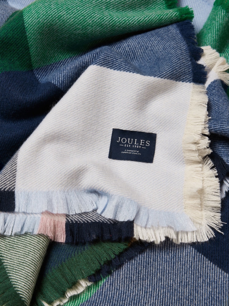 Grün & Blau - Joules – Bracewell – großer Schal - Bild 7 von 7