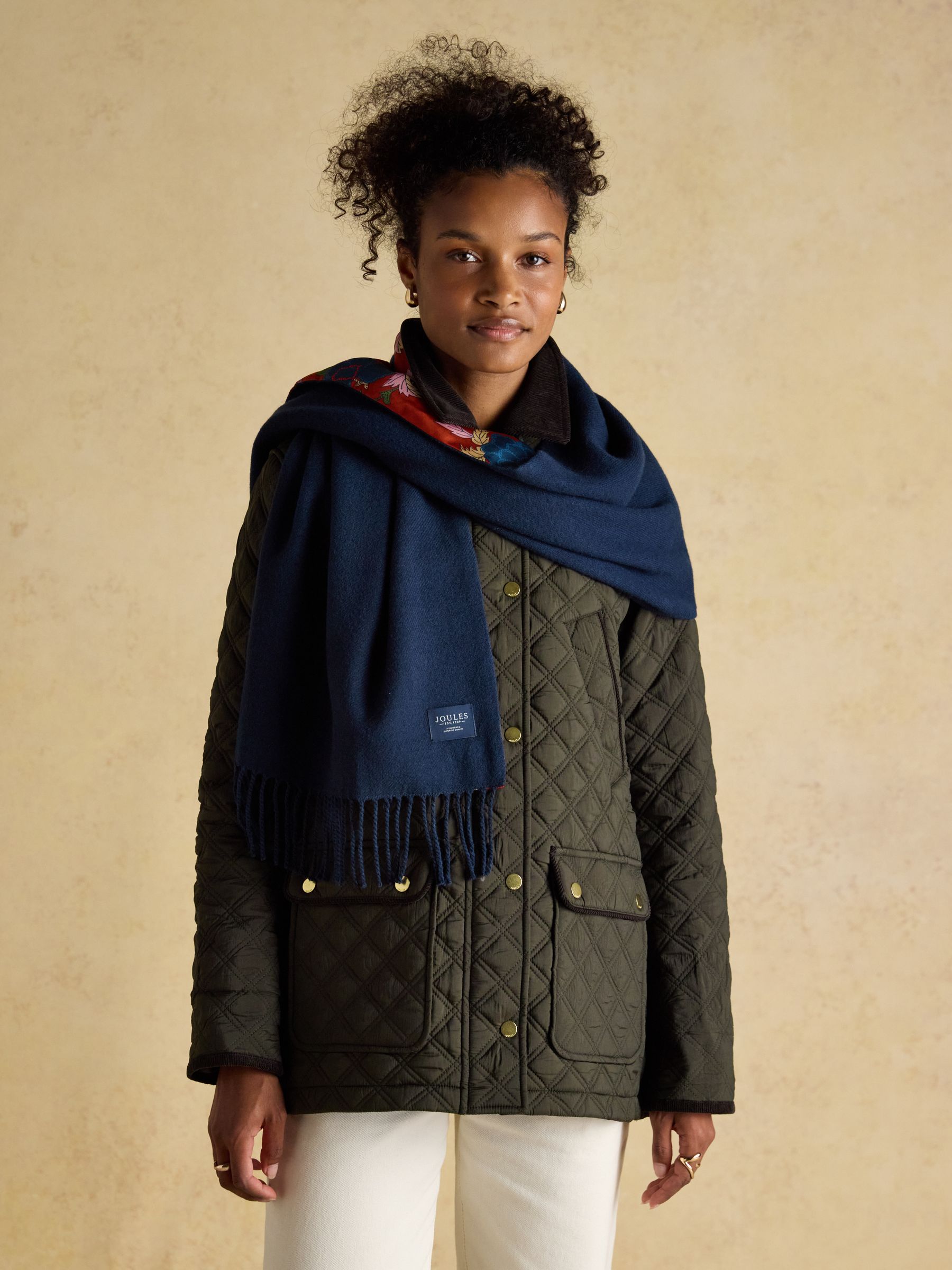 Châle Double Face Imitation Cachemire ZONTO - Écharpe Longue 175 Cm Pour Femme - Automne/Hiver - Polyvalent Et élégant - 2