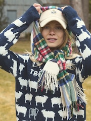 Joules Langtree Multi Bright Scarf - Image 2 of 2