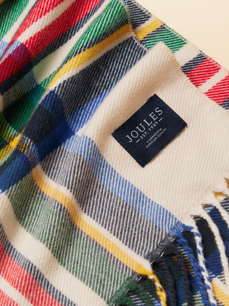 Leuchtend mehrfarbig - Joules Langtree Großer Schal - Bild 5 von 5