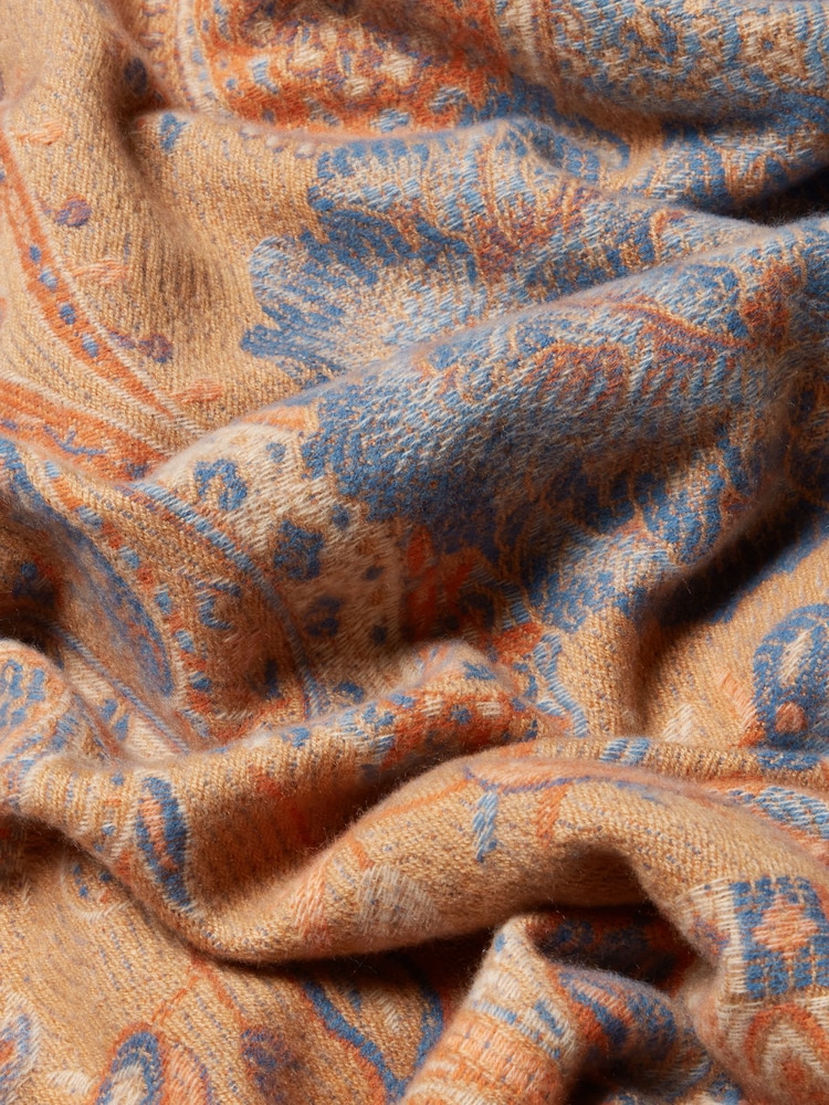 Joules Erin Neutral Jacquard Scarf - Image 8 of 8 Joules Erin Neutral Jacquard Scarf - Image 8 of 8