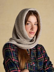 Joules Kendra Oat Triangle Scarf - Image 3 of 7
