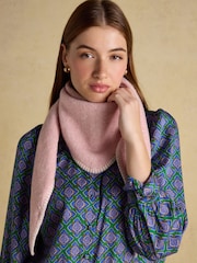 Joules Kendra Pink Triangle Scarf - Image 5 of 7