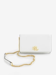 Lauren Ralph Lauren Leather Chain Crossbody Turn Lock Bag - Image 1 of 8