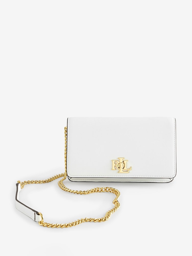 Lauren Ralph Lauren Leather Chain Crossbody Turn Lock Bag - Image 1 of 8