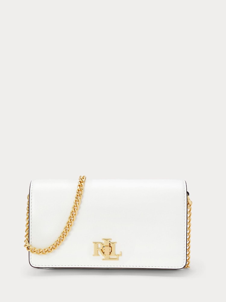 Lauren Ralph Lauren Leather Chain Crossbody Turn Lock Bag - Image 2 of 8