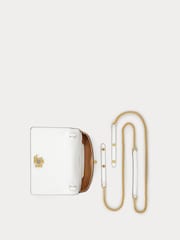 Lauren Ralph Lauren Leather Chain Crossbody Turn Lock Bag - Image 5 of 8