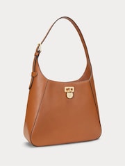 Lauren Ralph Lauren Tanner Lock Structured Leather Bag - Image 5 of 8