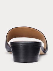 Lauren Ralph Lauren Fay Logo Nappa Leather Heel Slider Sandals - Image 3 of 4