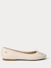 Lauren Ralph Lauren Jayna Soft Nappa Leather Ballet Pumps - Image 2 of 4
