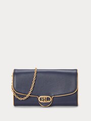 Lauren Ralph Lauren Adair Leather Crossbody Clutch - Image 1 of 7