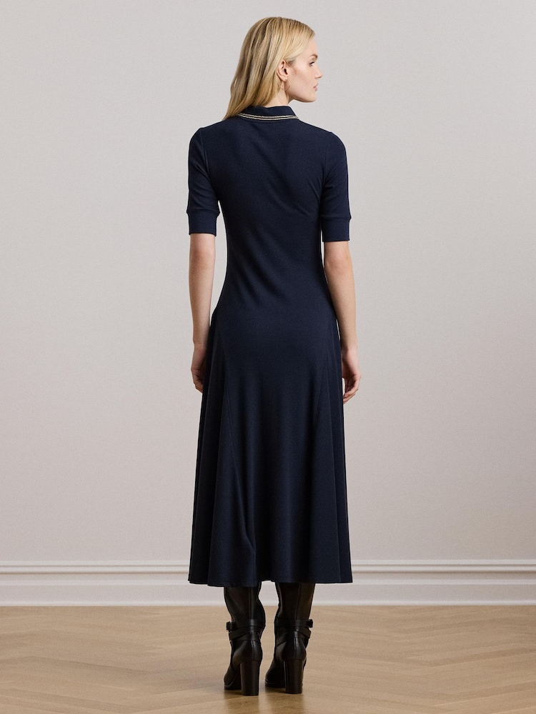 Lauren Ralph Lauren Polo Shirt Midi Dress - Image 2 of 5