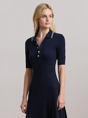 Lauren Ralph Lauren Polo Shirt Midi Dress - Image 3 of 5