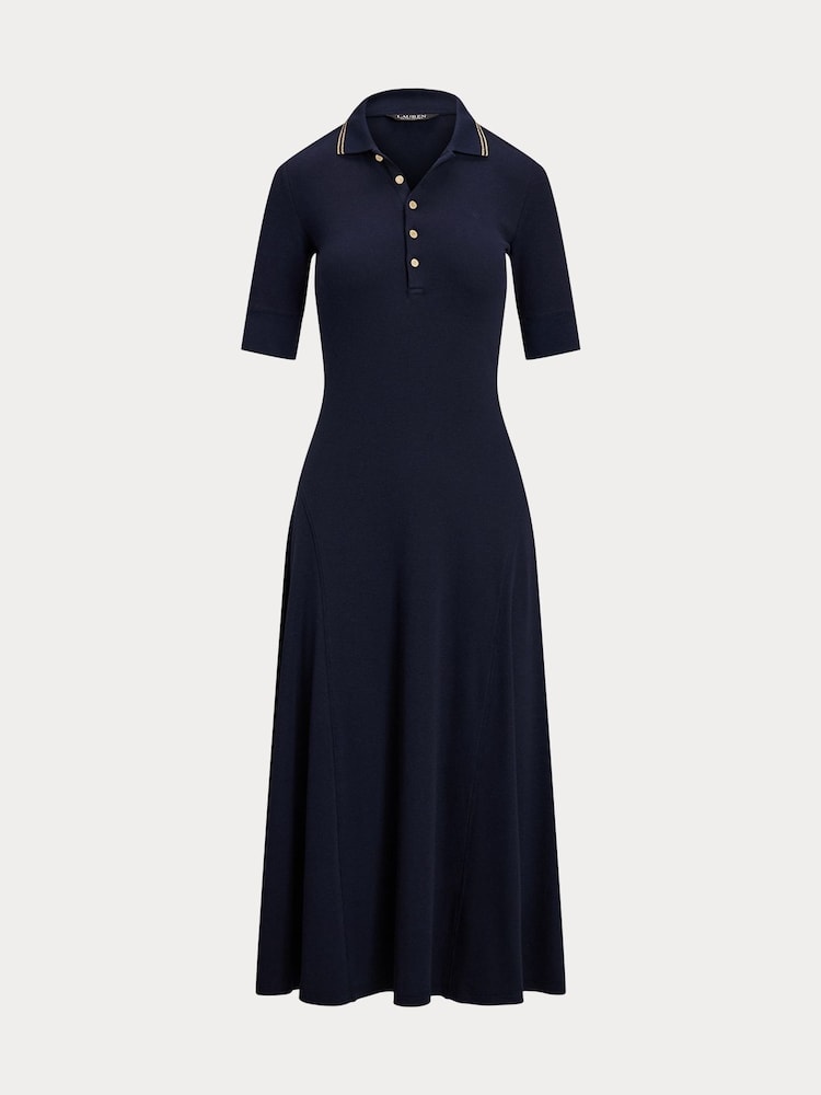 Lauren Ralph Lauren Polo Shirt Midi Dress - Image 5 of 5